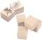 130 Pcs 1 inch Natural Solid Cube Wooden Unfinished Craft Wood Blocks Wood Cubes for DIY Craft Gifts (130pcs)